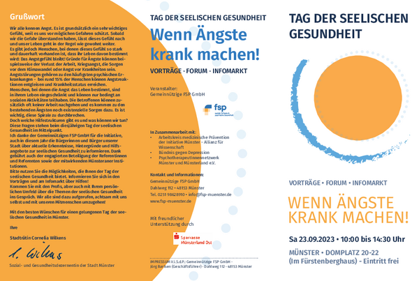 Flyer Tag der Seelischen Gesundheit